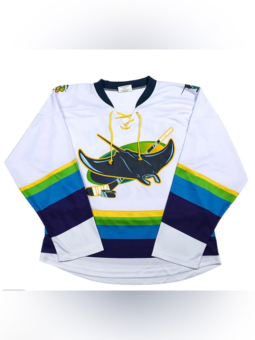 Tampa Bay Rays Hockey-Style Jersey – Size Medium – NEW